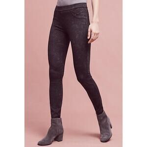 NEW Anthropologie $88 Grey Motif Printed Gilla Legging Sanctuary XS